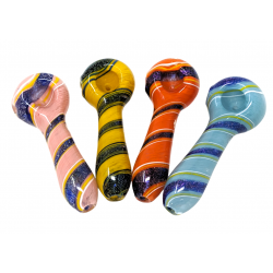 4" Dicro & Frit Art Hand Pipe [VLHAN03]